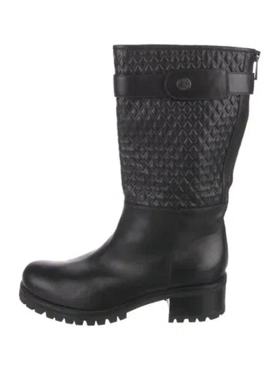 Pre-owned Belstaff Leather Boots In Black