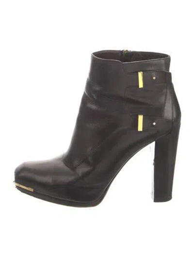 Pre-owned Belstaff Leather Boots In Gray