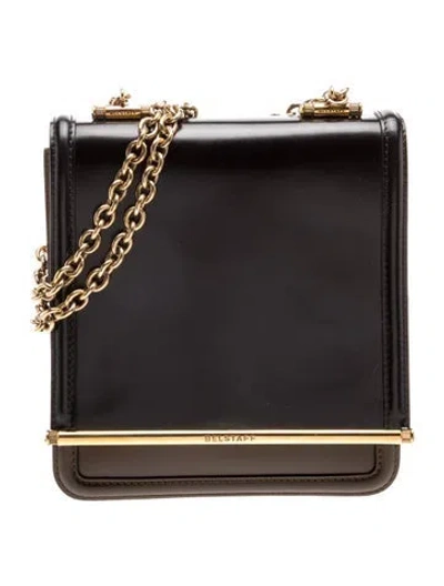 Pre-owned Belstaff Leather Crossbody Bag In Black/brown