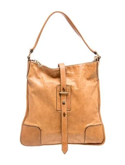 Pre-owned Belstaff Leather Shoulder Bag In Brown