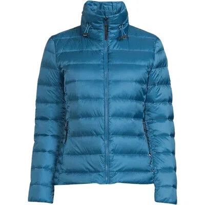 Pre-owned Belstaff Lift Ocean Blue Padded Jacket