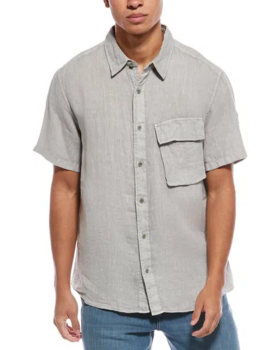 Belstaff Linen Shirt In Gray
