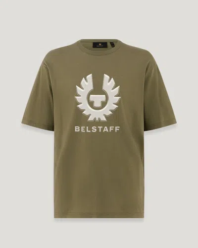 Belstaff Liquify Graphic T-shirt In Surplus Green