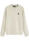 Belstaff Drift Cotton-blend Jumper In Beige