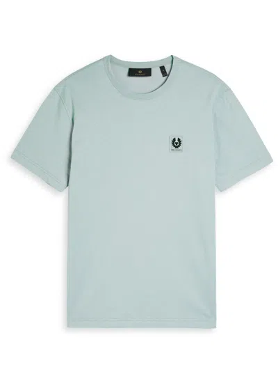 Belstaff Logo Cotton T-shirt In Blue