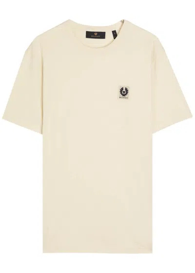 Belstaff Logo Cotton T-shirt In Neutral