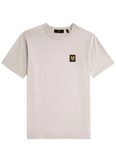 Belstaff Logo Cotton T-shirt In Grey