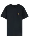 Belstaff Logo Cotton Jersey T-shirt In Dark Ink
