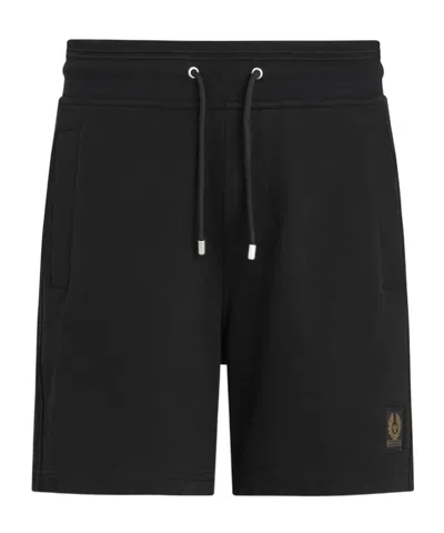 Belstaff Logo Drawstring Shorts In Black
