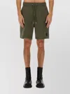 Belstaff Logo Embroidered Bermuda Shorts