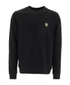 Belstaff Felpa Con Patch Logo In Black