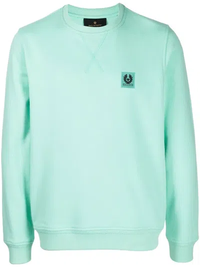 Belstaff Sweatshirt Mit Logo-patch In Green