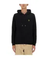 Belstaff Logo-patch Drawstring Hood In Black