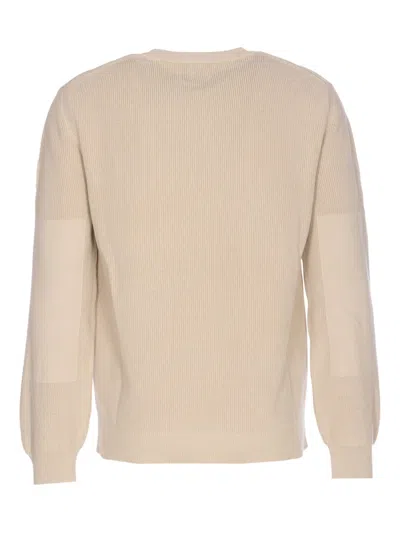 Belstaff Logo-patch Sweater In Neutral
