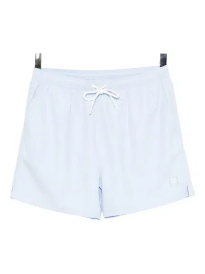 Belstaff Logo-patch Swim Shorts In White