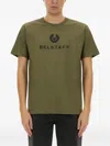 Belstaff T-shirt With Logo In Green