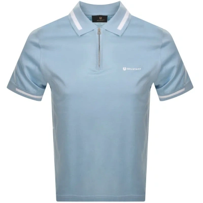 Belstaff Logo Polo T Shirt Blue