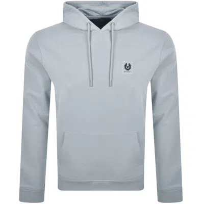 Belstaff Logo Pullover Hoodie Blue