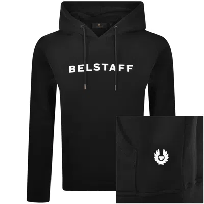 Belstaff Logo Signature Hoodie Black