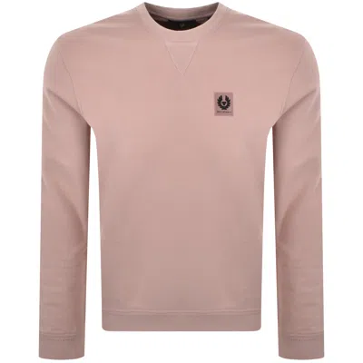 Belstaff Logo Sweatshirt Dusk Pink