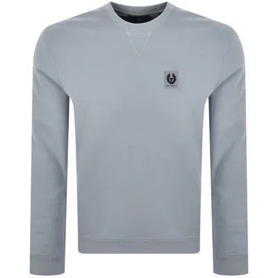 Belstaff Logo Sweatshirt Mist Blue