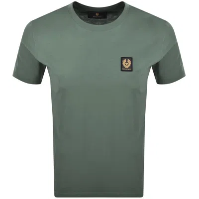 Belstaff Logo T Shirt Green