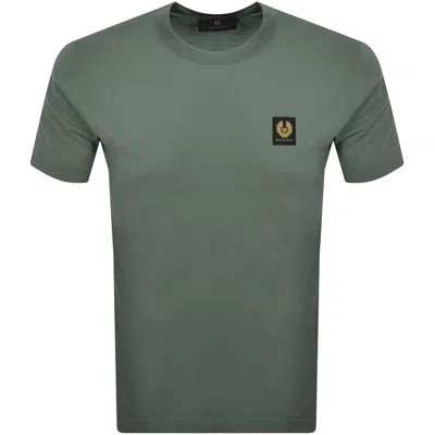 Belstaff Logo T Shirt Green