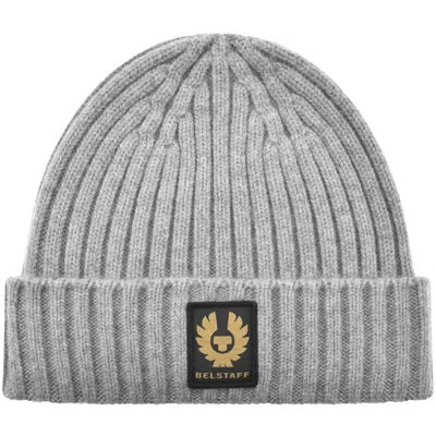 Belstaff Logo Watch Beanie Grey In Gray