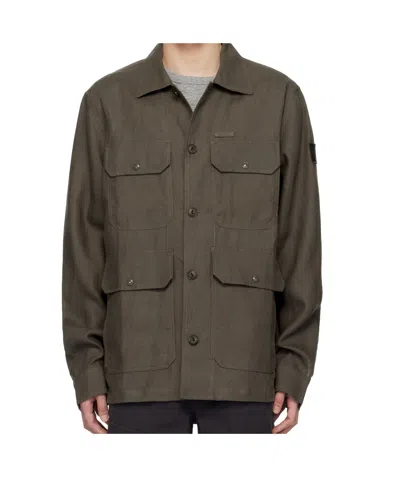 Belstaff Long Sleeve Casual Jacket In Green