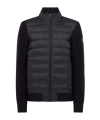 Belstaff Mens Dark Ink Circuiteer Padded Wool Blend Cardigan In Black