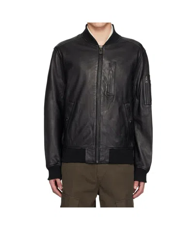 Belstaff Long Sleeve Leather Jacket