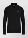 Belstaff Long Sleeve Polo Shirts In Black