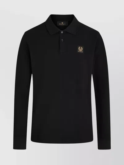 BELSTAFF LONG SLEEVE POLO SHIRTS