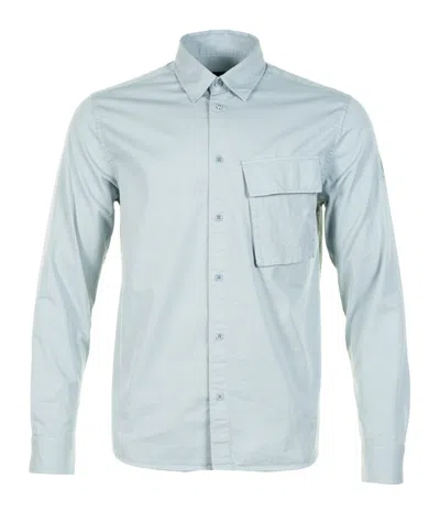 Belstaff Long Sleeve Scale Shirt Quarry Blue