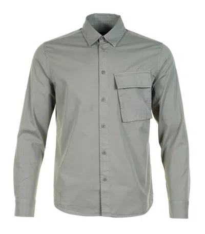 Belstaff Long Sleeve Scale Shirt Sage Green