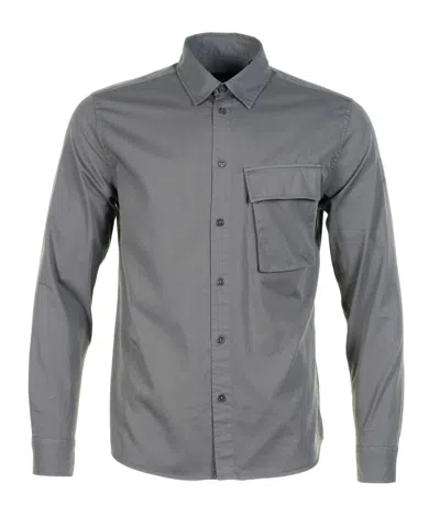 Belstaff Long Sleeve Scale Shirt Tornado Grey In Gray