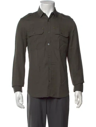 Pre-owned Belstaff Long Sleeve Shirt In Green