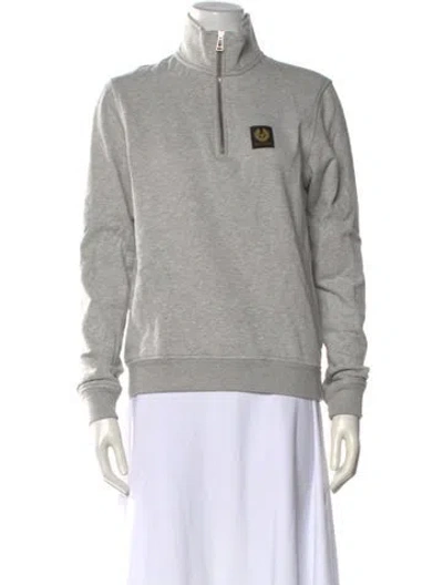 Pre-owned Belstaff Long Sleeve Sweatshirt In Gray