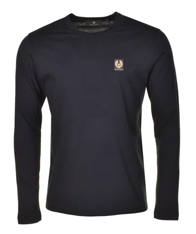 BELSTAFF LONG SLEEVE T SHIRT BLACK