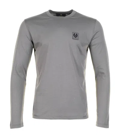 Belstaff Long Sleeve T Shirt Tornado Grey In Gray