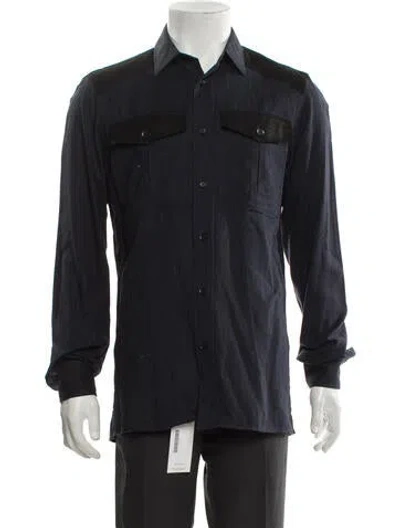 Pre-owned Belstaff Long Sleeve Western Shirt In Black