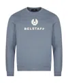 Belstaff Long-sleeved Sweater In Gray