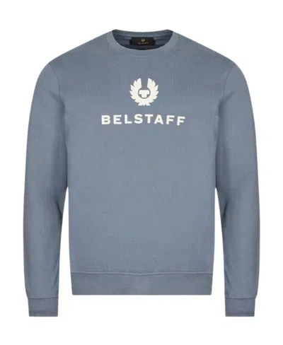 Belstaff Long-sleeved Sweater In Gray