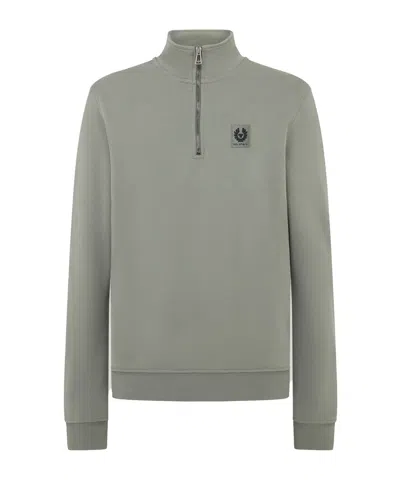 Belstaff Long-sleeved Sweatshirt In Gray