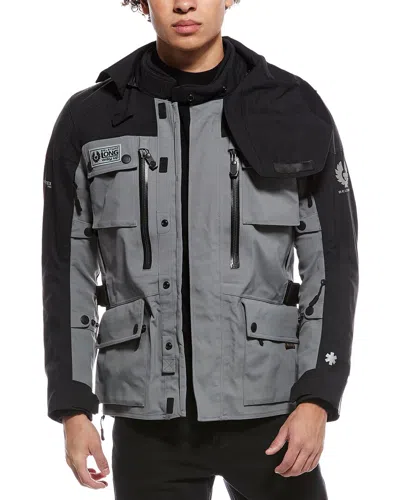 Belstaff Long Way Up Motorcycle Jacket In Gray