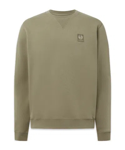 Belstaff Long-sleeved Sweatshirt In Green