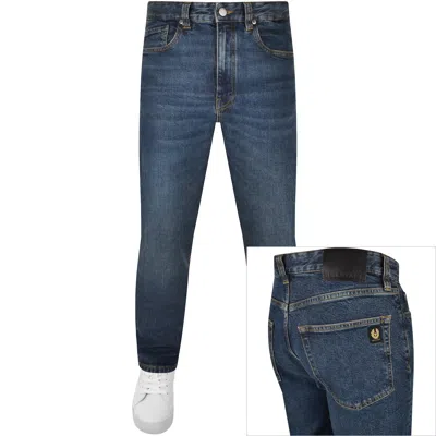 Belstaff Longton Mid Wash Slim Jeans Blue