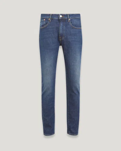 Belstaff Longton Slim Jeans In Washed Indigo