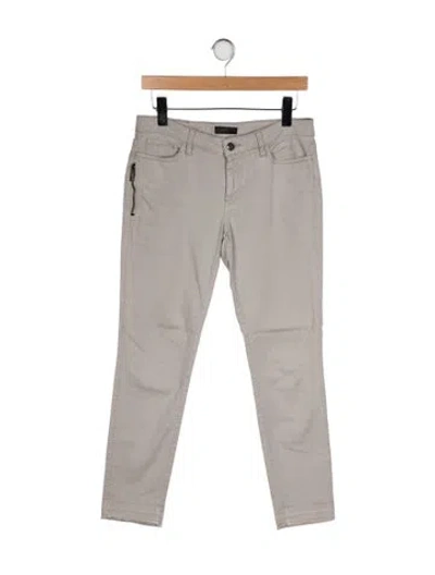 Pre-owned Belstaff Low-rise Skinny Leg Jeans In Gray
