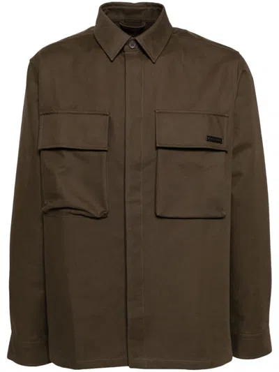 Belstaff Maker Shirt In Brown